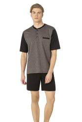 Pierre Cardin %100 Pamuk 3'lü Jakarlı Erkek Pijama Takım, Kutulu Gönderilir - Thumbnail