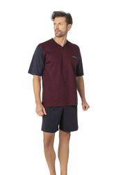 Pierre Cardin %100 Pamuk 3'lü Jakarlı Erkek Pijama Takım, Kutulu Gönderilmektedir - Thumbnail