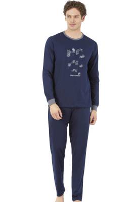 Pierre Cardin %100 Pamuklu Erkek Pijama Takım - 3