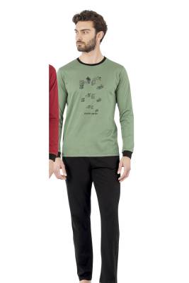 Pierre Cardin %100 Pamuklu Erkek Pijama Takım - 4