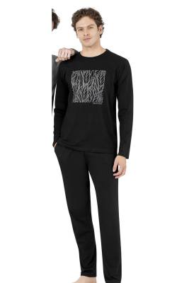 Pierre Cardin - Pierre Cardin %100 Pamuklu Erkek Pijama Takım (1)