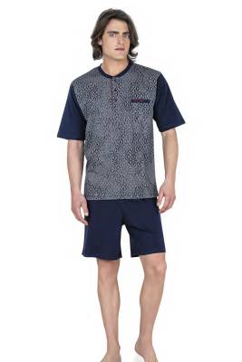 Pierre Cardin - Pierre Cardin 3'lü Erkek Pijama Takım, Çeyizlik Kutulu, Jakarlı %100 Pamuk