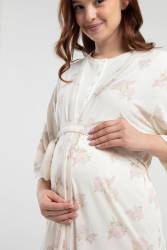 Pierre Cardin 3'lü Lohusa Pijama Takım - Thumbnail