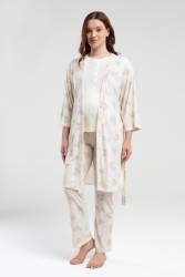 Pierre Cardin 3'lü Lohusa Pijama Takım