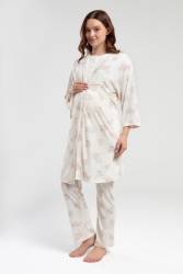 Pierre Cardin 3'lü Lohusa Pijama Takım (1)