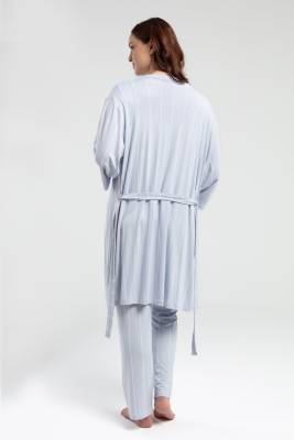 Pierre Cardin 3'lü Yazlık Lohusa Pijama Takım - 4