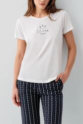 Pierre Cardin Kadın Çizgili Cepli Kapri Pijama Takımı %50 Pamuk %50 Modal – Kısa Kollu Tişört, Rahat Kesim - 7