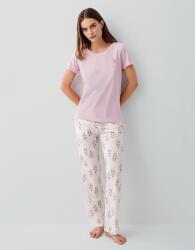 Pierre Cardin Kadın Kısa Kollu Pijama Takımı %50 Pamuk %50 Modal – Desenli Cepli Pijama Altı, Tam Kalıp - 6