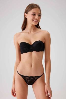 Pierre Cardin Balenli Straplez Desteksiz Sütyen Takım - 12