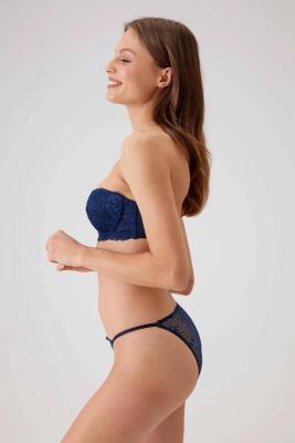 Pierre Cardin Balenli Straplez Push Up Destekli Sütyen Takım - 10