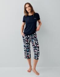 Pierre Cardin Cepli Kadın Kapri Pijama Takımı – %50 Pamuk %50 Modal, Kısa Kollu, Desenli Alt - 2