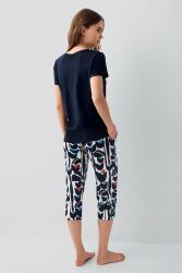 Pierre Cardin Cepli Kadın Kapri Pijama Takımı – %50 Pamuk %50 Modal, Kısa Kollu, Desenli Alt - 4