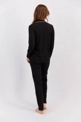 Pierre Cardin Çeyize Uygun Kutulu Kadın Pijama Takım, %50 Modal %50 Pamuk, Uzunkol Mevsimlik Kadın Pijama Takım - Thumbnail