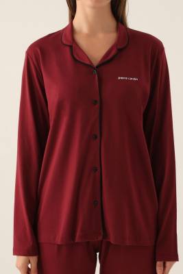 Pierre Cardin Çeyize Uygun Kutulu Kadın Pijama Takım, %50 Modal %50 Pamuk, Uzunkol Mevsimlik Kadın Pijama Takım  - 3