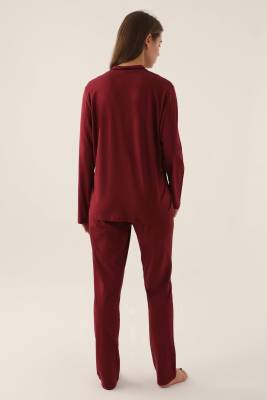 Pierre Cardin Çeyize Uygun Kutulu Kadın Pijama Takım, %50 Modal %50 Pamuk, Uzunkol Mevsimlik Kadın Pijama Takım  - 4