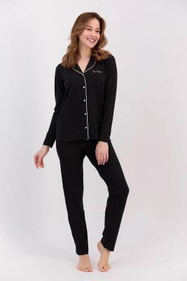 Pierre Cardin Çeyize Uygun Kutulu Kadın Pijama Takım, %50 Modal %50 Pamuk, Uzunkol Mevsimlik Kadın Pijama Takım  - 18