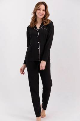 Pierre Cardin Çeyize Uygun Kutulu Kadın Pijama Takım, %50 Modal %50 Pamuk, Uzunkol Mevsimlik Kadın Pijama Takım  - 19