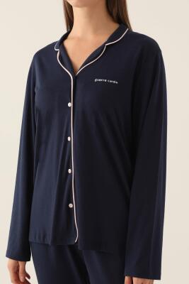 Pierre Cardin Çeyize Uygun Kutulu Kadın Pijama Takım, %50 Modal %50 Pamuk, Uzunkol Mevsimlik Kadın Pijama Takım  - 15