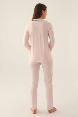 Pierre Cardin Çeyize Uygun Kutulu Kadın Pijama Takım, %50 Modal %50 Pamuk, Uzunkol Mevsimlik Kadın Pijama Takım  - 24