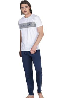 Pierre Cardin - Pierre Cardin Çeyizlik Erkek Pijama Takım, %100 Pamuk