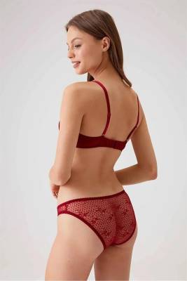 Pierre Cardin Çeyizlik Push-Up Sütyen Takım, Balenli ve Dantelli Dolgulu Sütyen Takım - 9