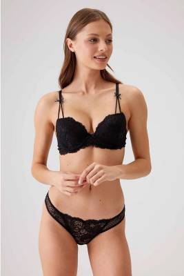 Pierre Cardin Çeyizlik Push-Up Sütyen Takım, Balenli ve Dantelli Dolgulu Sütyen Takım - 15