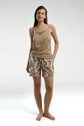 Pierre Cardin Dantel Detaylı Atlet, Cepli Şort Takım