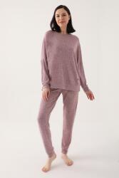 Pierre Cardin Dokuma Kadın Pijama Takım, Kol ve Paça Manşetli, - 7