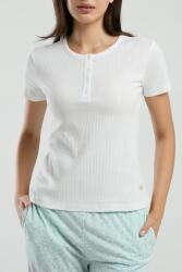 Pierre Cardin Düğmeli Yaka Kaşkorse Kadın Viskon Pijama Takım, Cep Detaylı - 9