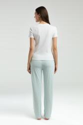 Pierre Cardin Düğmeli Yaka Kaşkorse Kadın Viskon Pijama Takım, Cep Detaylı - 10