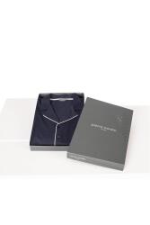 Pierre Cardin Erkek %100 Pamuklu Düğmeli Uzun Kollu Kutulu Çeyizlik Pijama Takımı – Klasik Yaka, Rahat Kalıp (1)