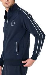 Pierre Cardin Erkek %100 Pamuklu Fermuarlı ve Cep Detaylı 2 İplik Eşofman Takım (1)