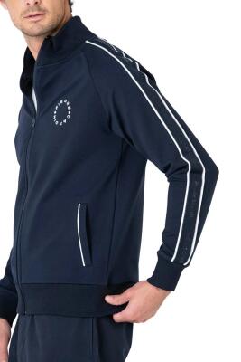 Pierre Cardin Erkek %100 Pamuklu Fermuarlı ve Cep Detaylı 2 İplik Eşofman Takım - 2