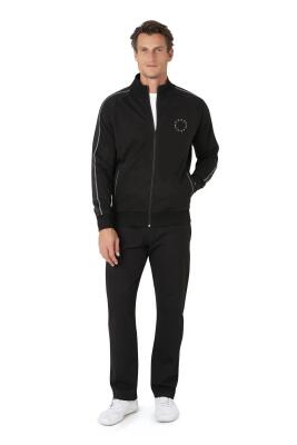 Pierre Cardin Erkek %100 Pamuklu Fermuarlı ve Cep Detaylı 2 İplik Eşofman Takım - 4