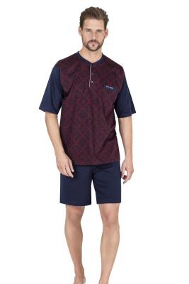 Pierre Cardin Erkek 3 Parça Jakarlı Pijama Takım, Çeyizlik Pijama, Kutulu Pijama, %100 Pamuklu - 2