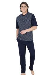 Pierre Cardin Erkek 3 Parça Jakarlı Pijama Takım, Çeyizlik Pijama, Kutulu Pijama, %100 Pamuklu - 3