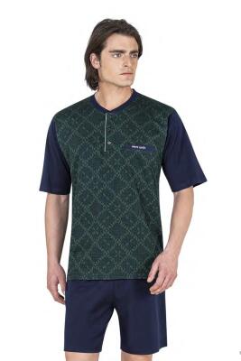 Pierre Cardin Erkek 3 Parça Jakarlı Pijama Takım, Çeyizlik Pijama, Kutulu Pijama, %100 Pamuklu - 4
