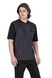 Pierre Cardin Erkek 3'lü Jakarlı Pijama Takım, Çeyizlik Pijama Takım, Kutulu Gönderim, %100 Pamuklu - Thumbnail