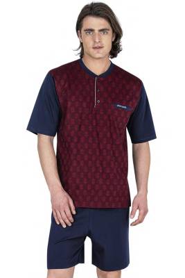 Pierre Cardin - Pierre Cardin Erkek 3'lü Jakarlı Pijama Takım, Çeyizlik Pijama Takım, Kutulu Gönderim, %100 Pamuklu