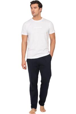 Pierre Cardin Erkek Pijama Takımı %100 Pamuk Kısa Kollu – Rahat Kesim - 2