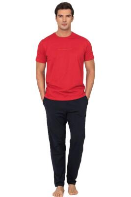 Pierre Cardin Erkek Pijama Takımı %100 Pamuk Kısa Kollu – Rahat Kesim - 3