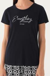 Pierre Cardin Geometrik Desenli Yazlık Kadın Pijama Takımı - 4