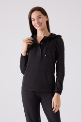 Kadın Comfort Kumaş Pijama Takım - 6