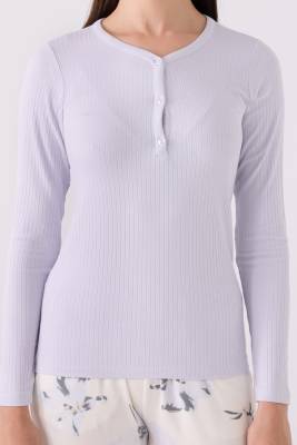  Pierre Cardin İkili Pijama Takım Mavi - Kaşkorse - 2Li Takım - 3