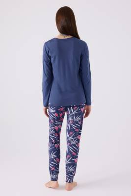  Pierre Cardin İkili Pijama Takım Mor  - Süprem - 2Li Takım - 4