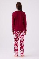 Pierre Cardin İkili Pijama Takım Vişne - Süprem - 4