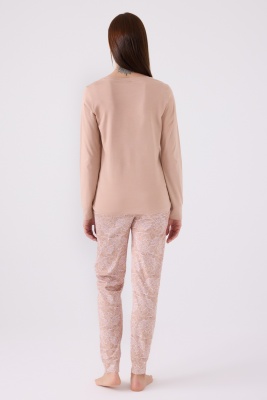  Pierre Cardin İkili Pijama Takım Vizon  - Süprem - 2Li Takım - 4