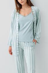 Pierre Cardin Kadın 3’lü Kutulu Pijama Takımı – %50 Modal %50 Pamuk, Askılı Atlet, Uzun Alt ve Sabahlık - 5