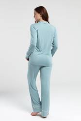 Pierre Cardin Kadın Boydan Düpmeli Pijama Takım - Thumbnail