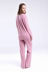 Pierre Cardin Kadın Boydan Düpmeli Pijama Takım - Thumbnail